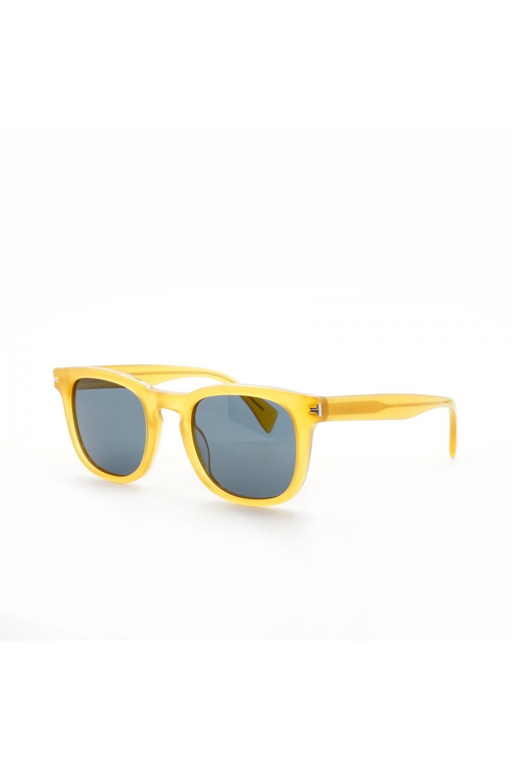 Lanvin - Occhiali da sole in celluloide squadrati per uomo giallo - LNV611S 700