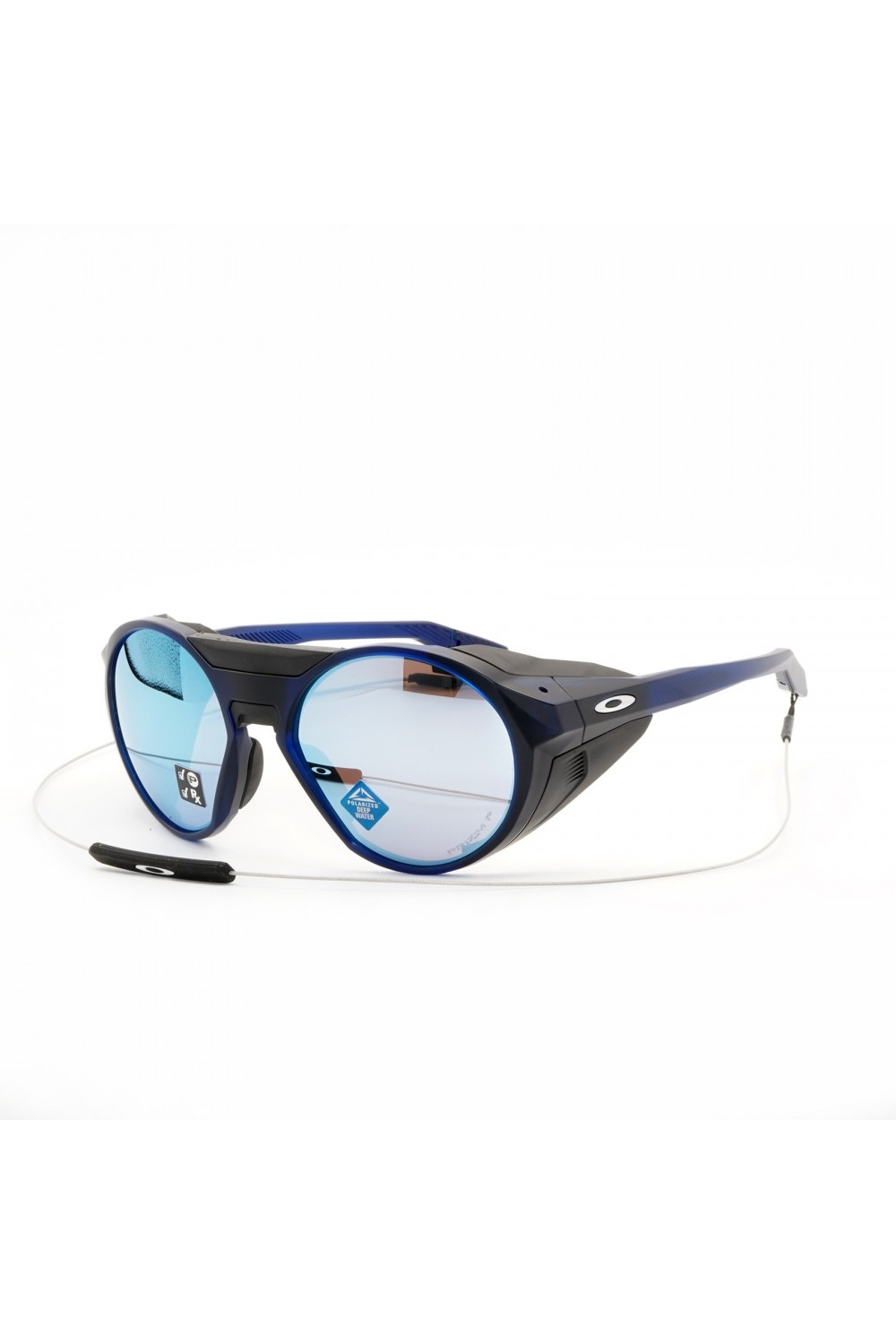 Oakley - Occhiali da sole tondi sportivi avvolgenti per uomo blu - 9440 0556