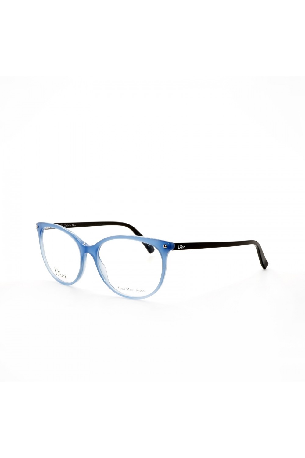 Christian Dior - Occhiali da vista in celluloide cat eye per donna azzurro -