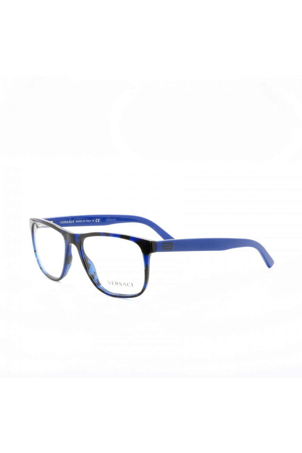 Versace - Occhiali da vista in celluloide squadrati per uomo blu - 3162 980