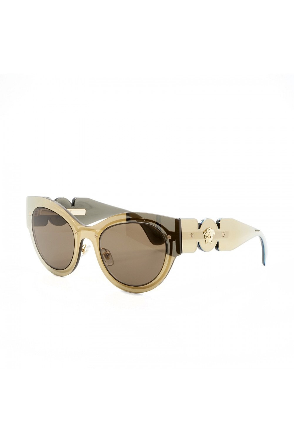 Versace - Occhiali da sole in plastica cat eye per donna oro - 2234 1002/3
