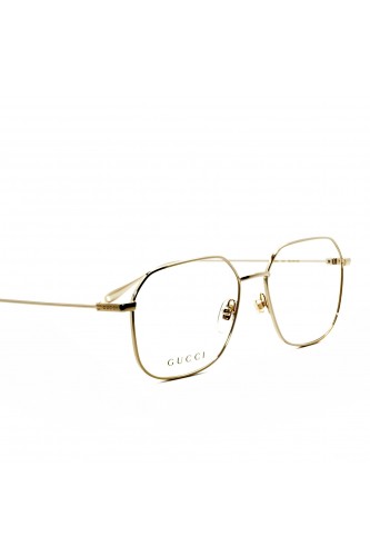 Gucci - Occhiali da vista in metallo squadrati unisex oro - GG1032O 002