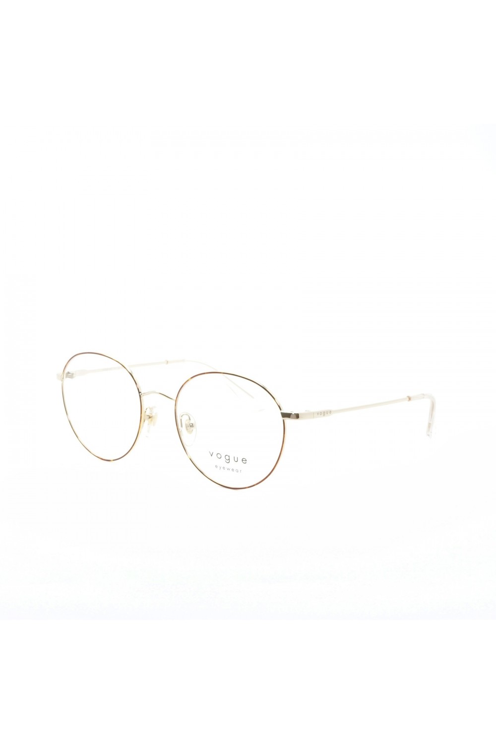 Vogue - Occhiali da vista in metallo tondi per donna oro - 4177 5078