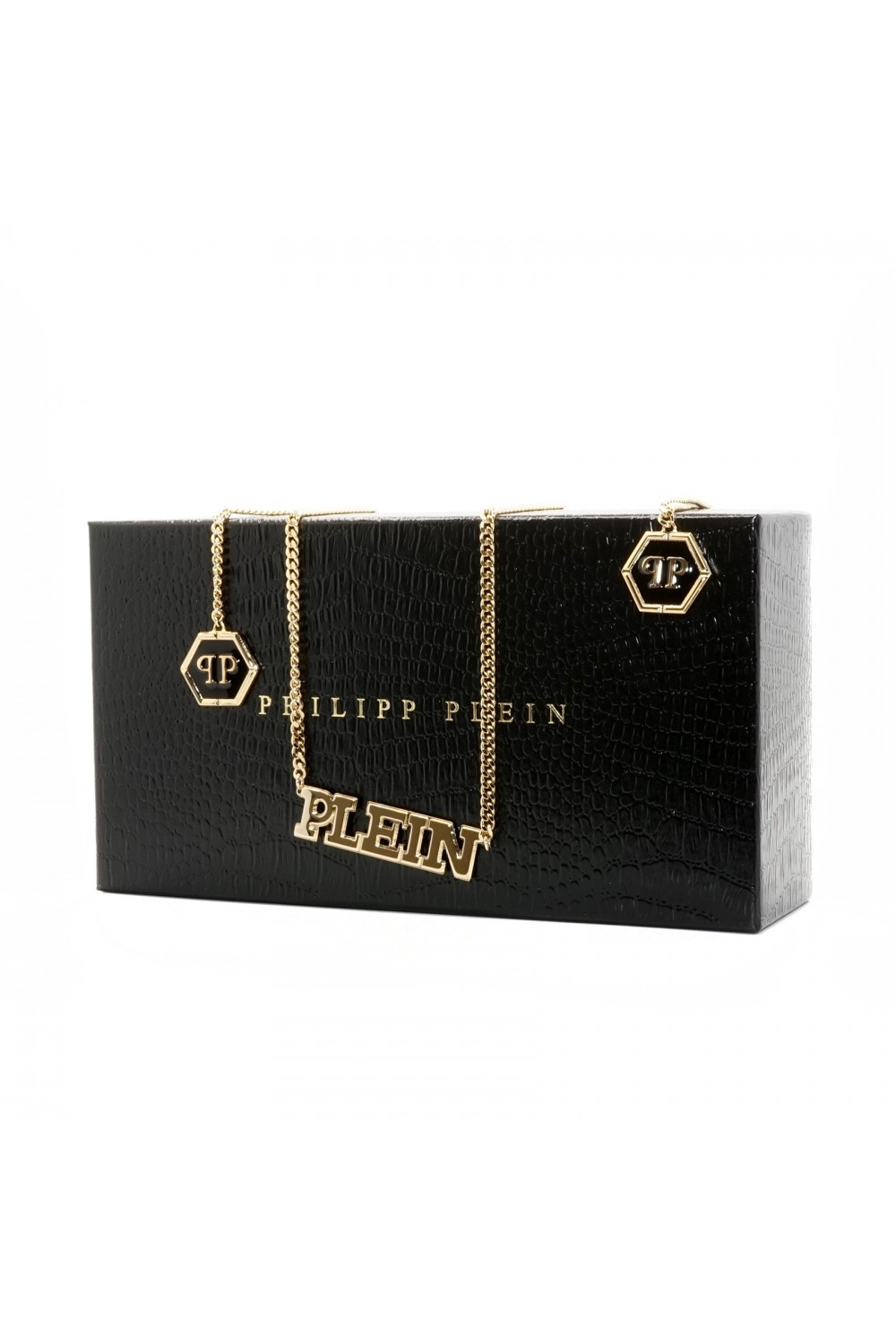 Philipp Plein - Catena per occhiali Philipp Plein in metallo placcata oro 24k
