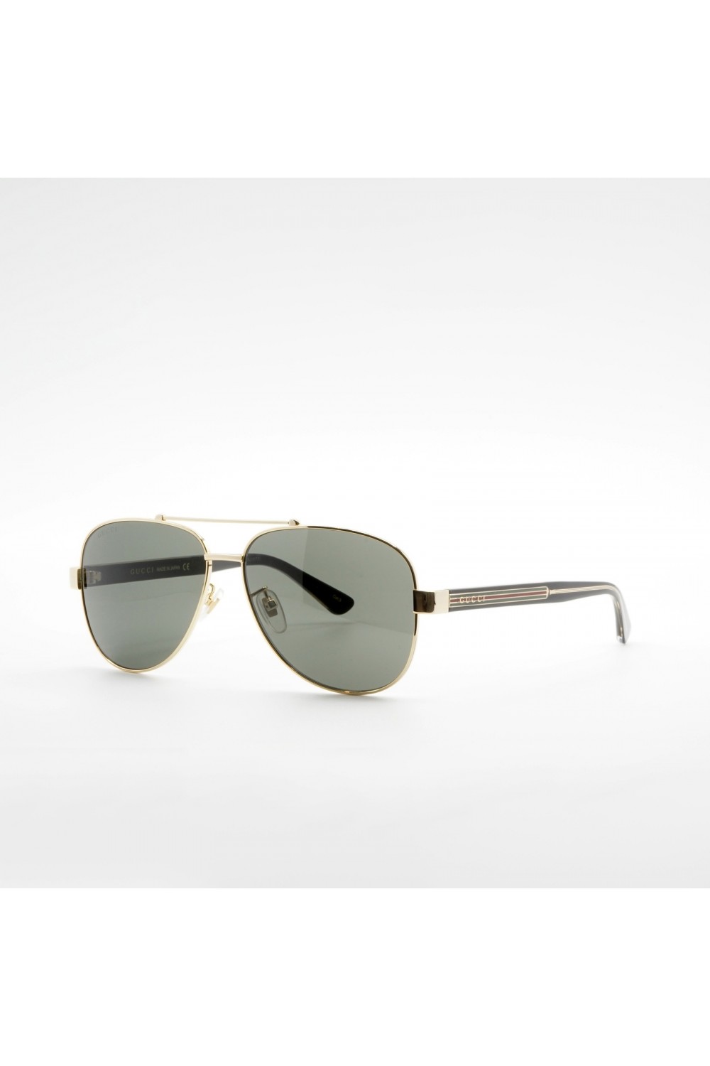 Gucci - Occhiali da sole in metallo aviator per uomo oro - GG0528S 001
