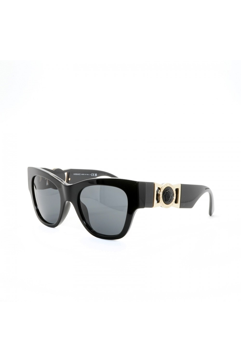 Versace - Occhiali da sole in celluloide squadrati per donna nero - 4415U GB1/87