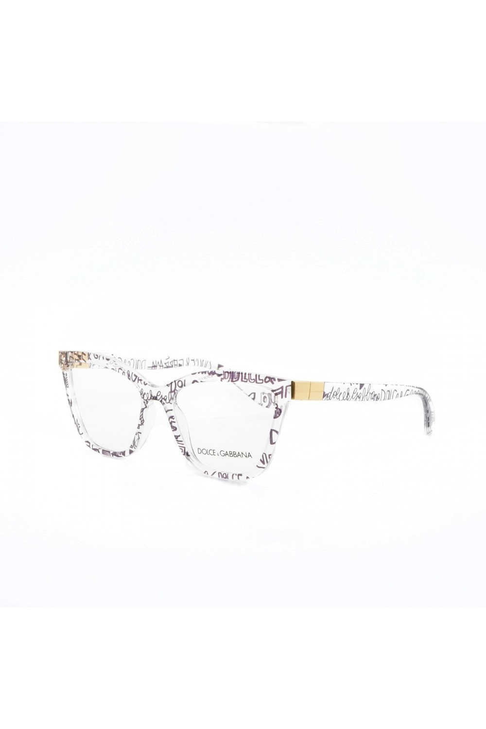 Dolce&Gabbana - Occhiali da vista in celluloide cat eye per donna trasparente -