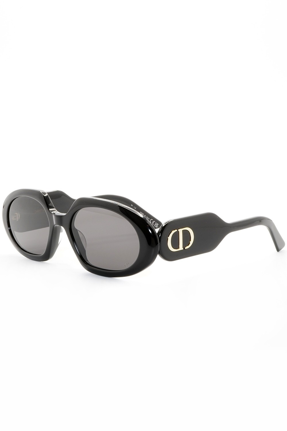 Christian Dior - Occhiali da sole in celluloide ovali unisex nero - R2U 10A0