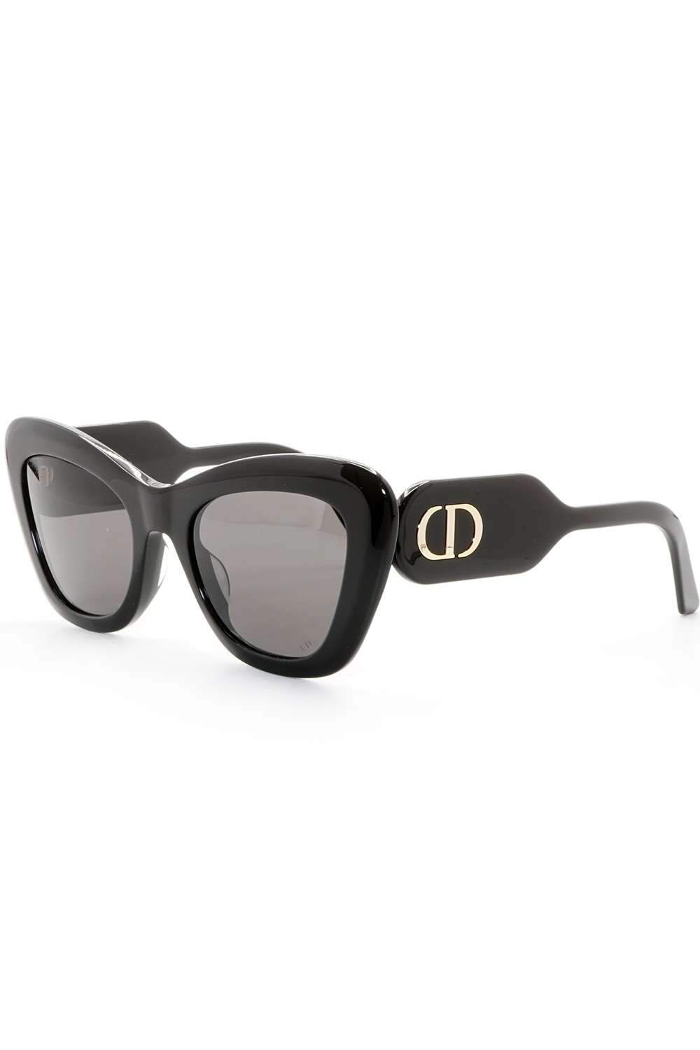 Christian Dior - Occhiali da sole in celluloide cat eye per donna nero - B1U