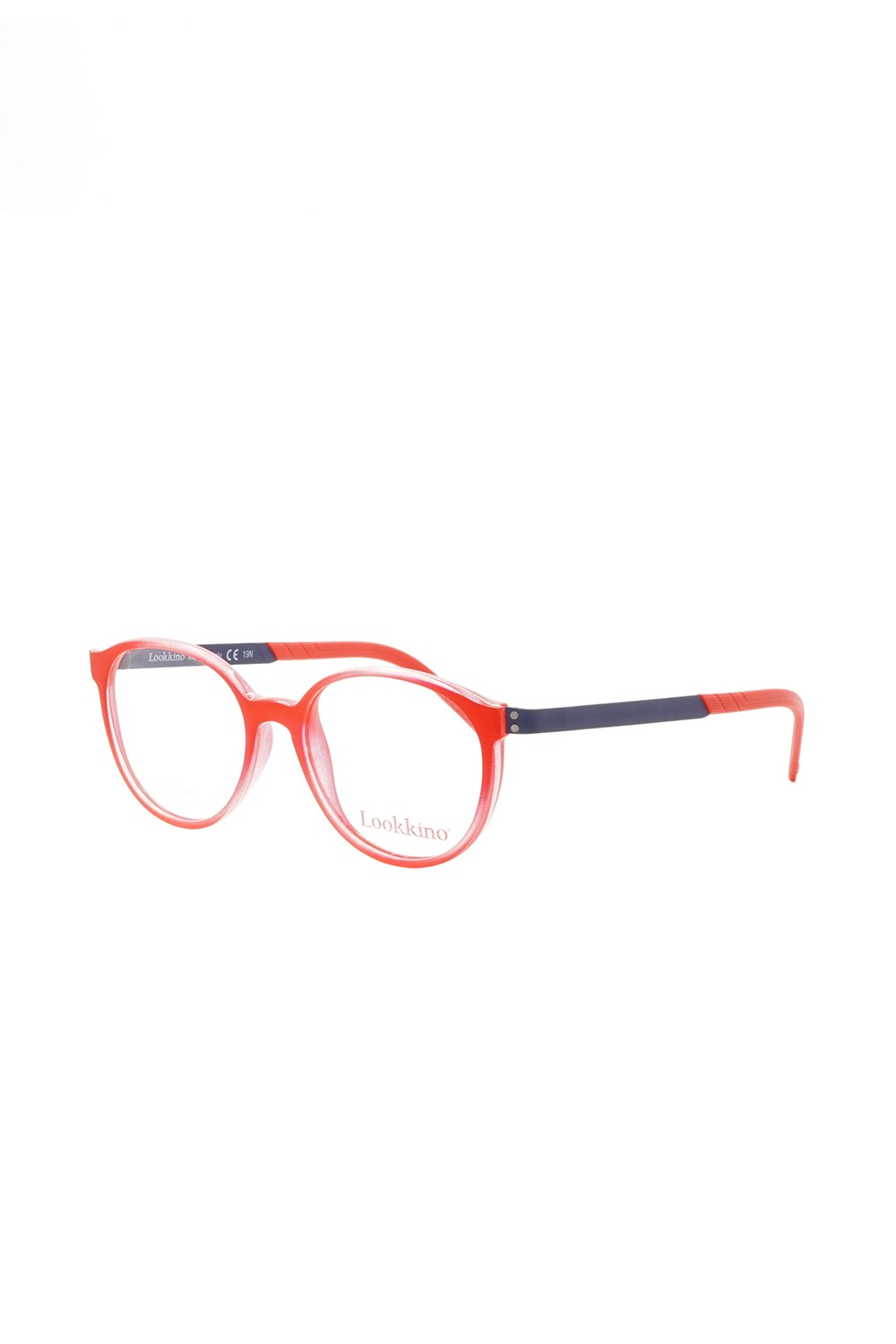 Lookkino - Occhiali da vista in plastica tondi per bambini rosso - 3759 W193
