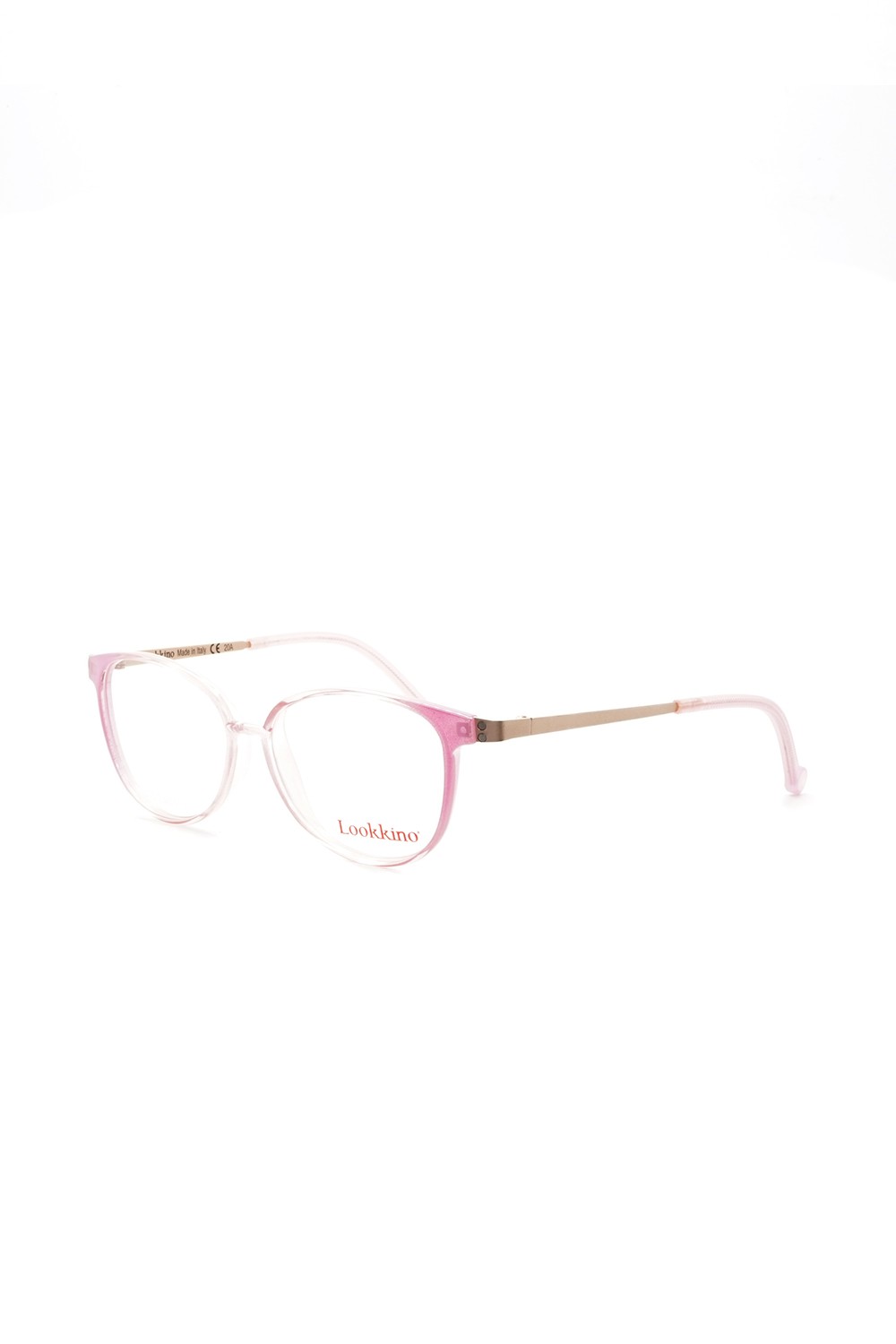 Lookkino - Occhiali da vista in plastica cat eye per bambina rosa - 3851 W1