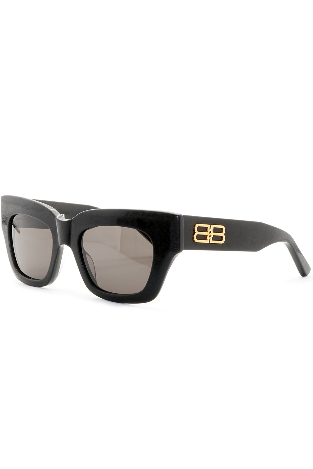 Balenciaga - Occhiali da sole in celluloide squadrati per donna nero - BB0234S