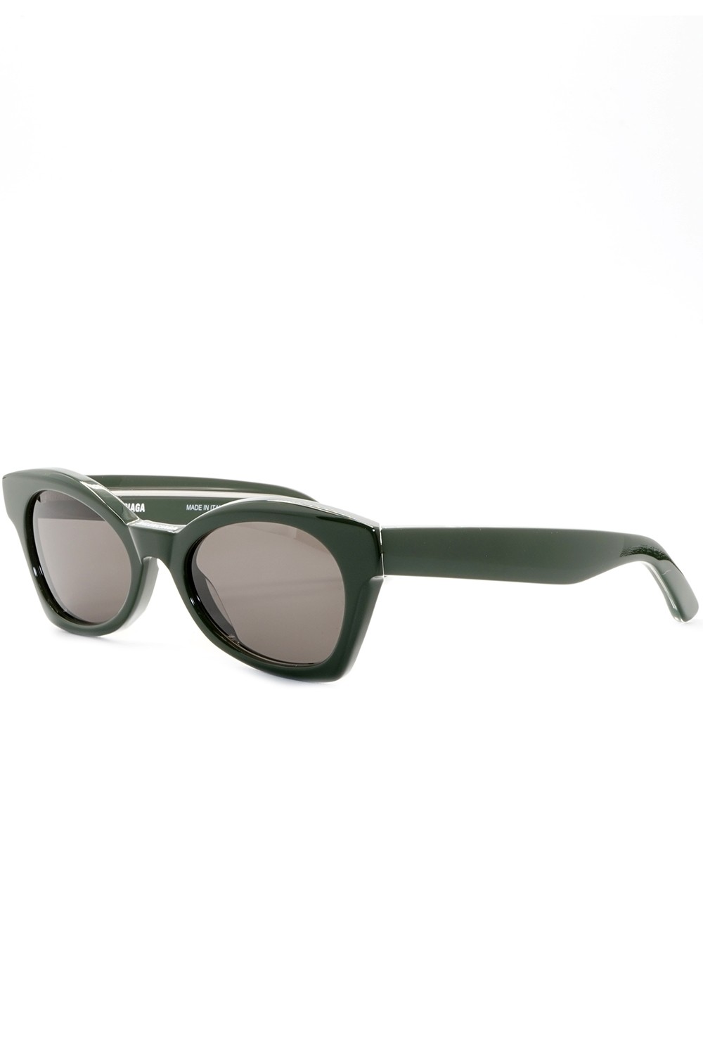 Balenciaga - Occhiali da sole in celluloide ovali per donna verde - BB0230S 006