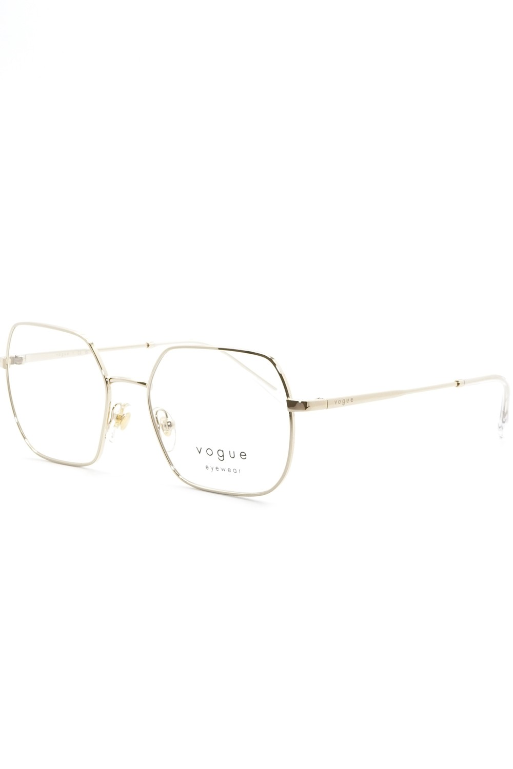 Vogue - Occhiali da vista in metallo squadrati per donna oro - VO4253 848
