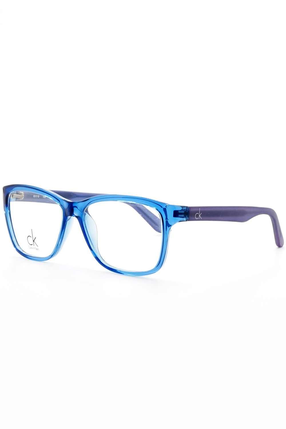 Calvin Klein - Occhiali da vista in celluloide squadrati per uomo blu - CK5827