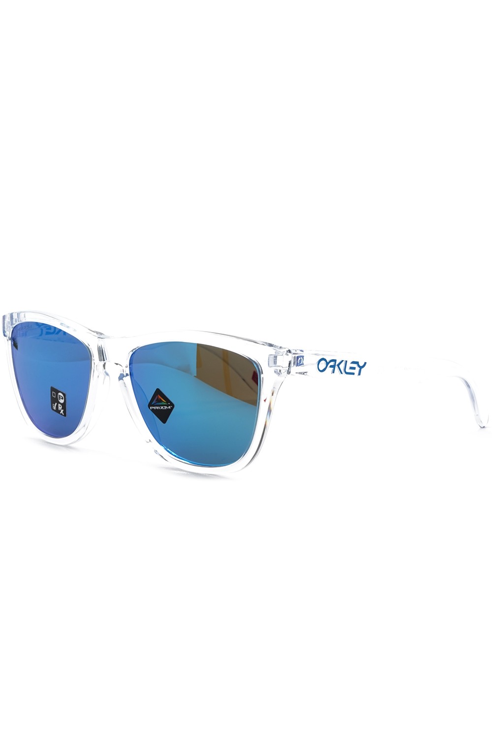 Oakley - Occhiali da sole sportivi squadrati unisex trasparente - OO9013 D055