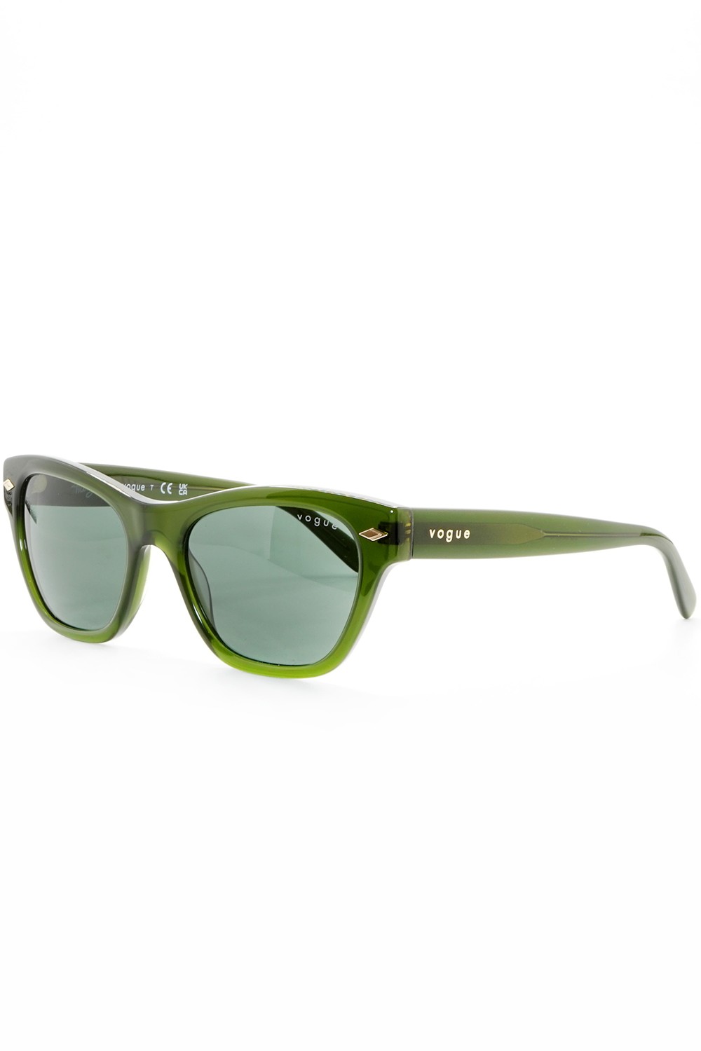 Vogue - Occhiali da sole in celluloide cat eye per donna verde - VO5445S 300371