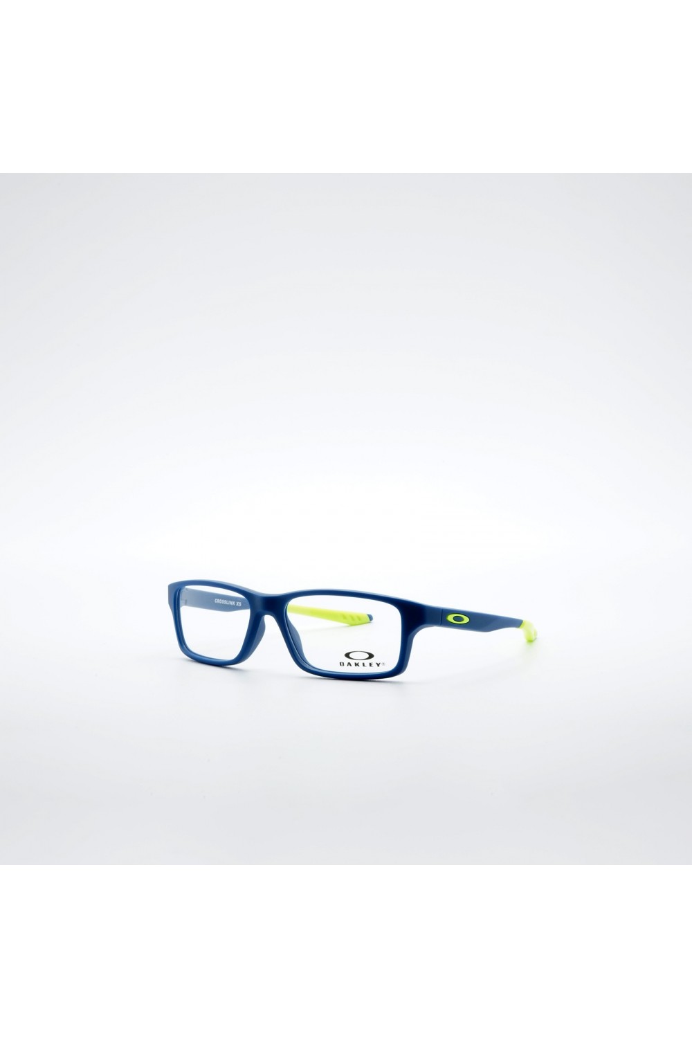 Oakley - Occhiali da vista in resina rettangolari per bambino blu/fluo - OY8002