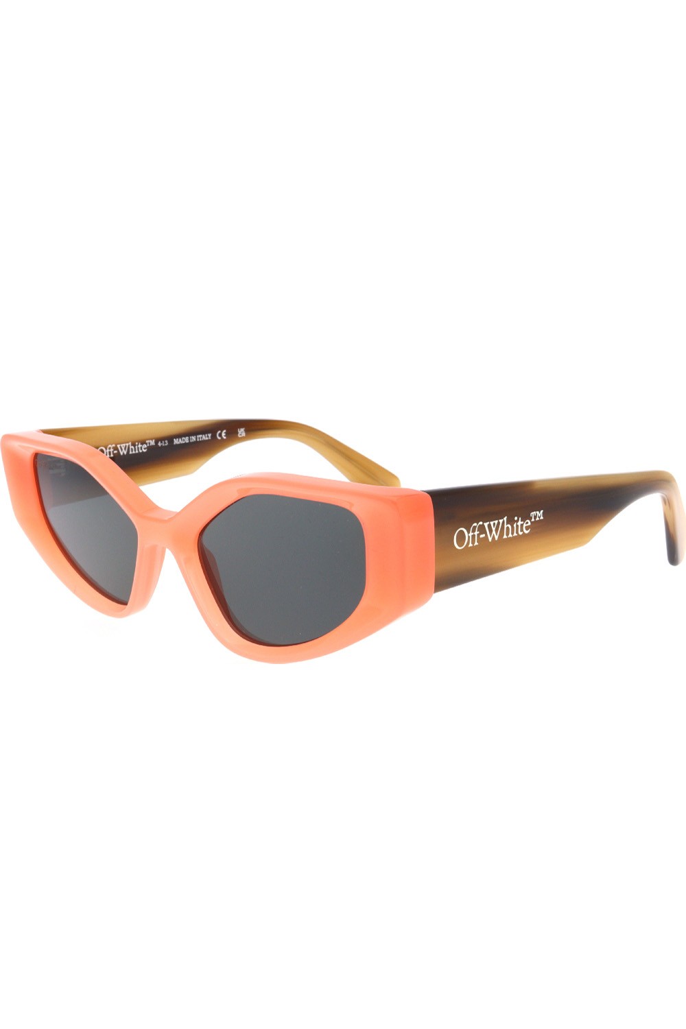 Off-White - Occhiali da sole in celluloide cat eye per donna rosa - OERI063 2107