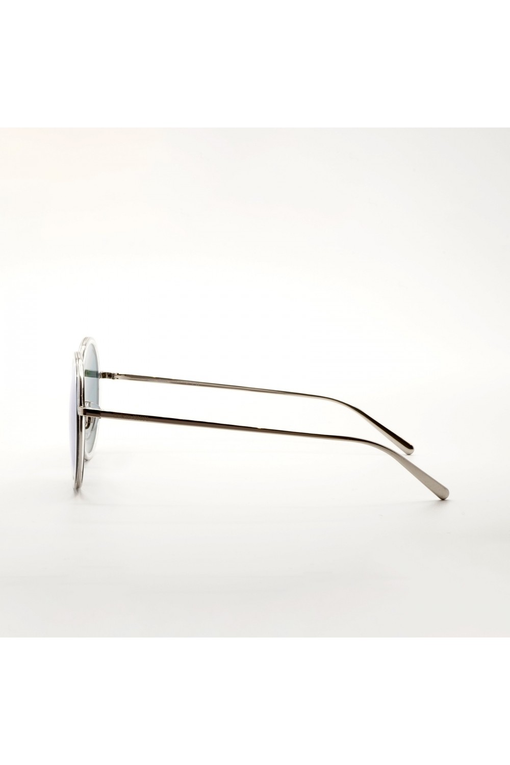 Giorgio Armani - Occhiali da sole in metallo tondi unisex silver