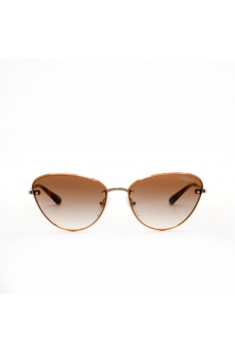 Vogue - Occhiali da sole in metallo cat eye per donna nero, arancione - VO4111