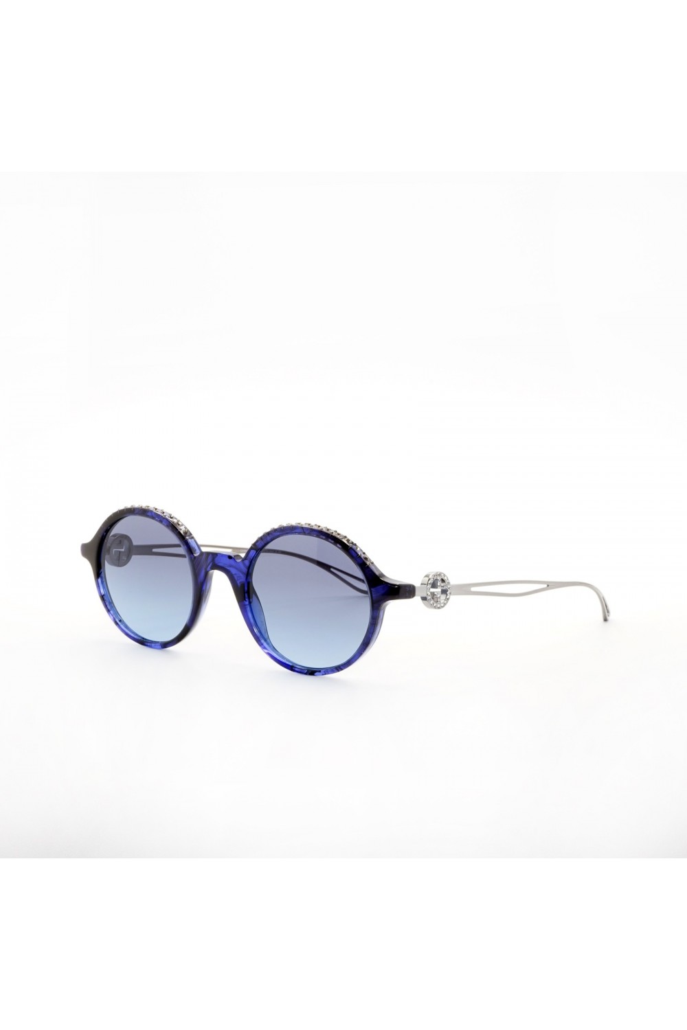 Giorgio Armani - Occhiali da sole in celluloide cat eye per donna blu - AR8144